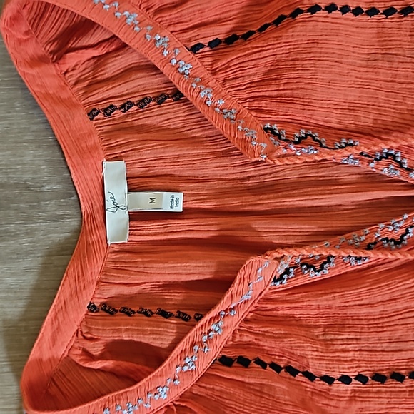 Joie Embroidered Dress size medium - Picture 6 of 9